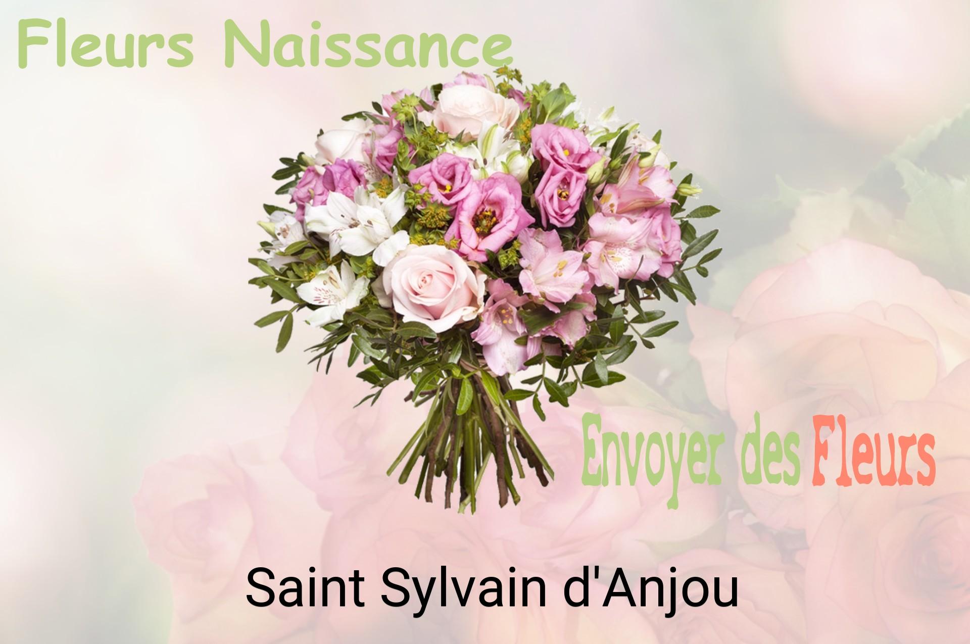 Bouquet de fleurs de naissance livré à Saint-Sylvain-d'Anjou